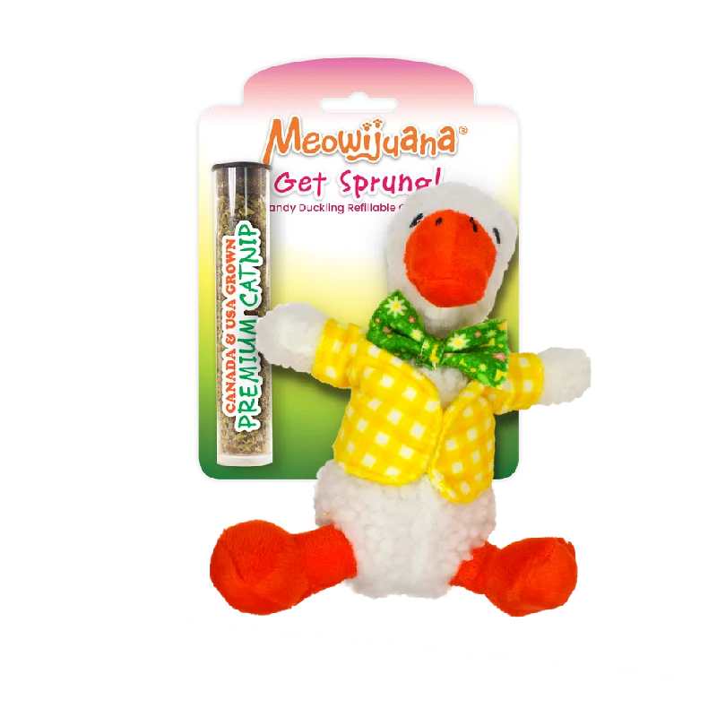 Meowijuana Get Sprung Duckling Cat Toy (1 Count)