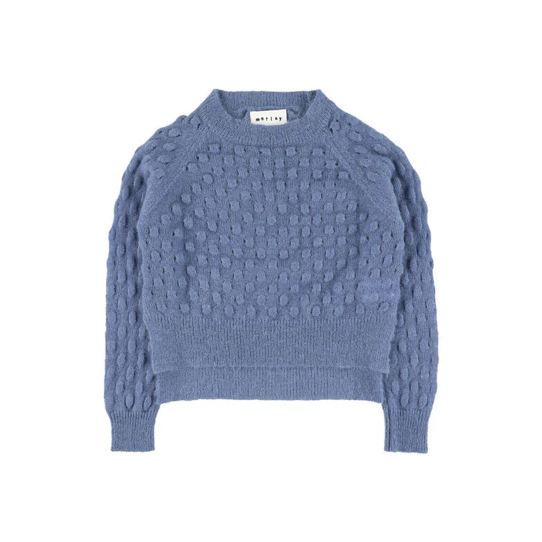 Morley Blue Cropped Pullover