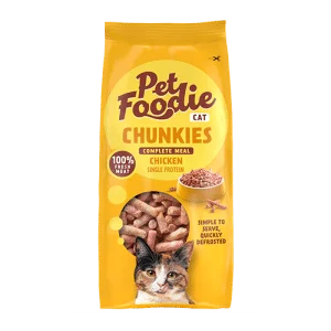 Pet Foodie Cat Raw - Chunks Chicken, 300g