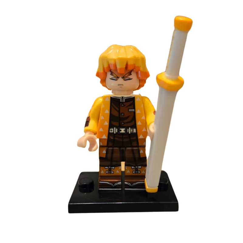 Custom Lego Compatible Demon Slayer Zenitsu Agatsuma Minifig