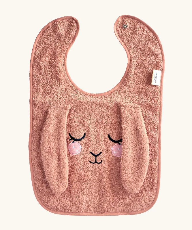 Roommate Organic Cotton Baby Bib - Bunny