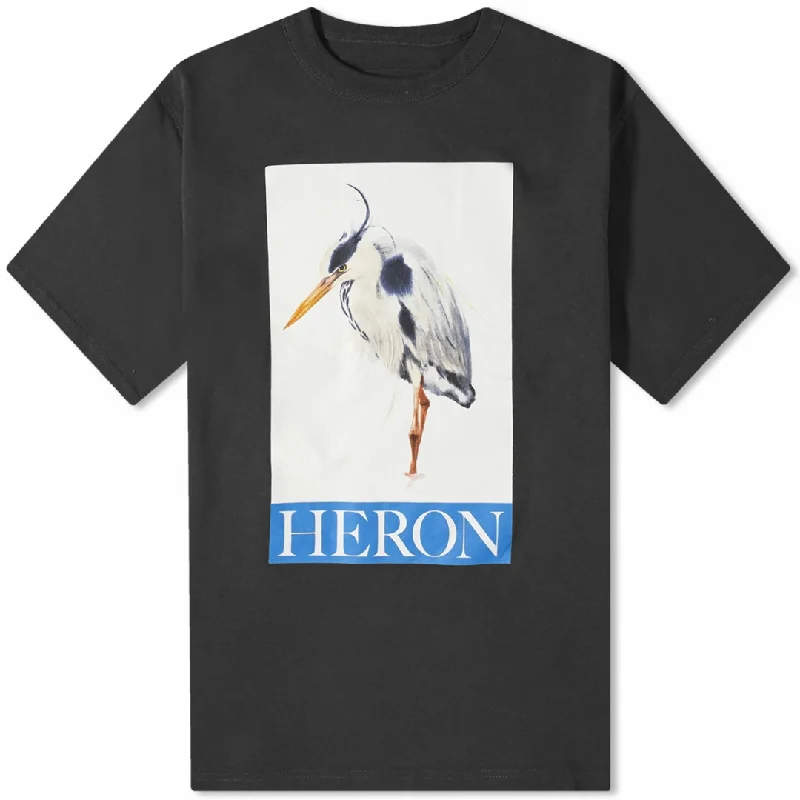 Heron Preston Men's Heron Bird Painted T-Shirt Black