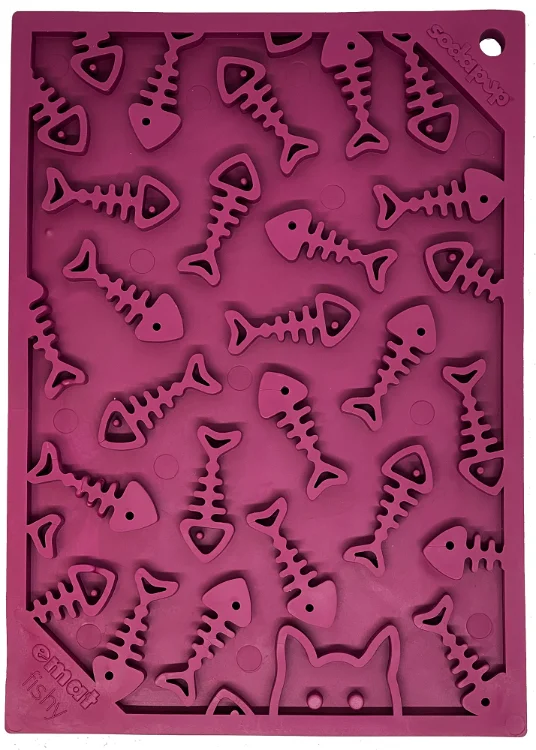 SodaPup Fishy Design Emat Enrichment Lick Mat