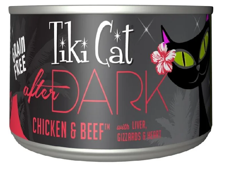 Tiki Cat After Dark Grain Free Chicken and Beef Canned Cat Food