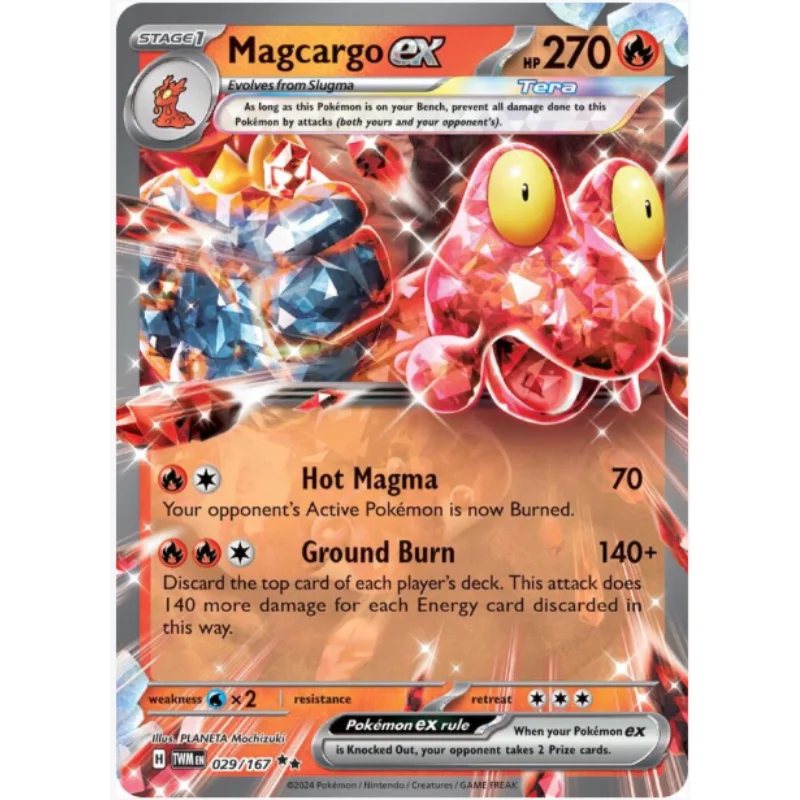 Magcargo ex - Twilight Masquerade #029/167