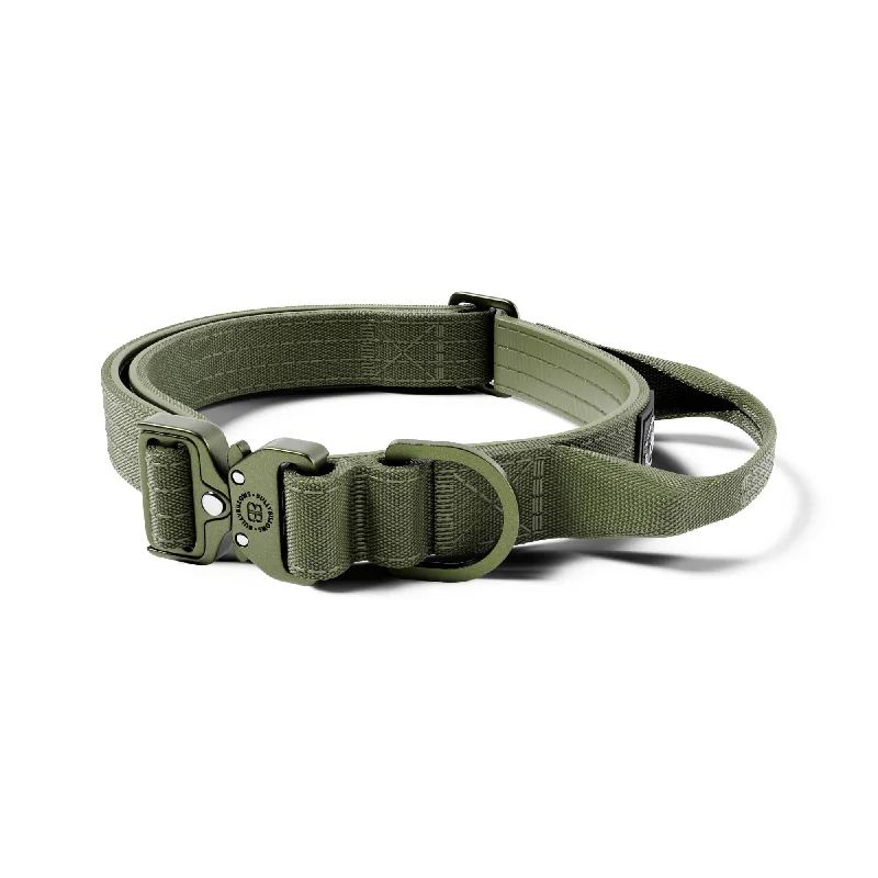 2.5cm Lighter Combat® Collar | Handle & Rated Clip - Khaki x Khaki