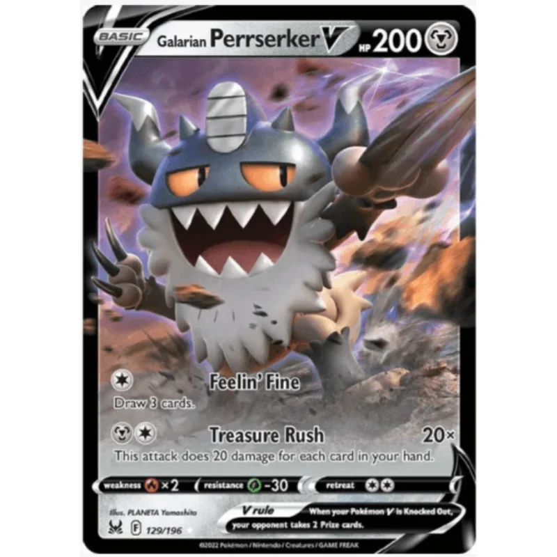 Galarian Perrserker V - Lost Origin #129/196