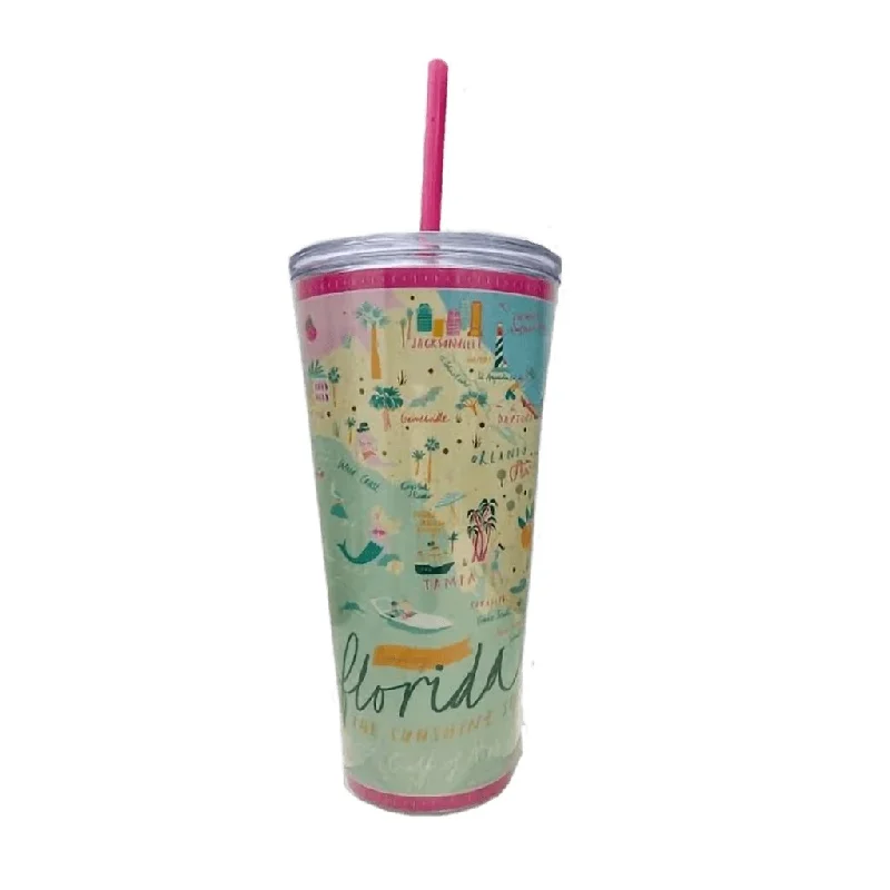 Spartina 449 : Florida Clear Drink Tumbler (W)