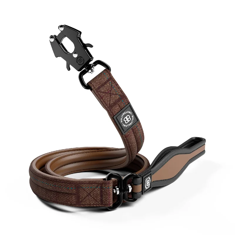 1.2m Tweed Mini Combat Lead | Secure Clip -  Classic Tan