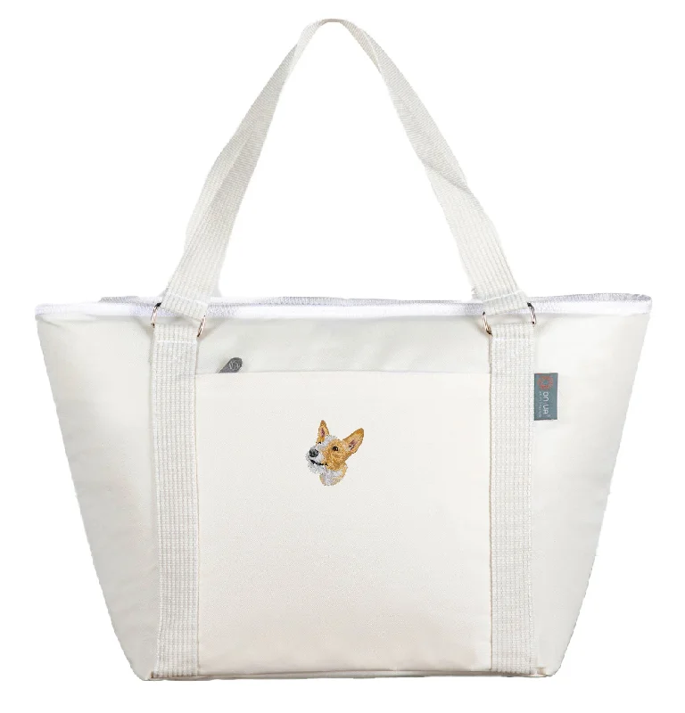 Portuguese Podengo Embroidered Topanga Cooler Tote Bag