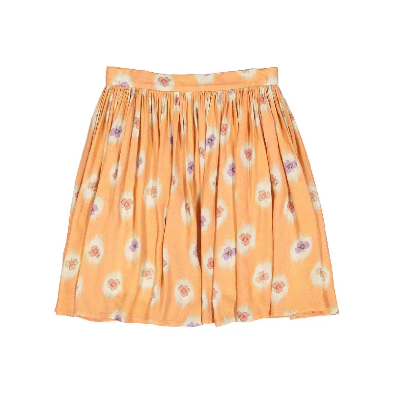 Morley Pumkin Clover Floral Long Skirt