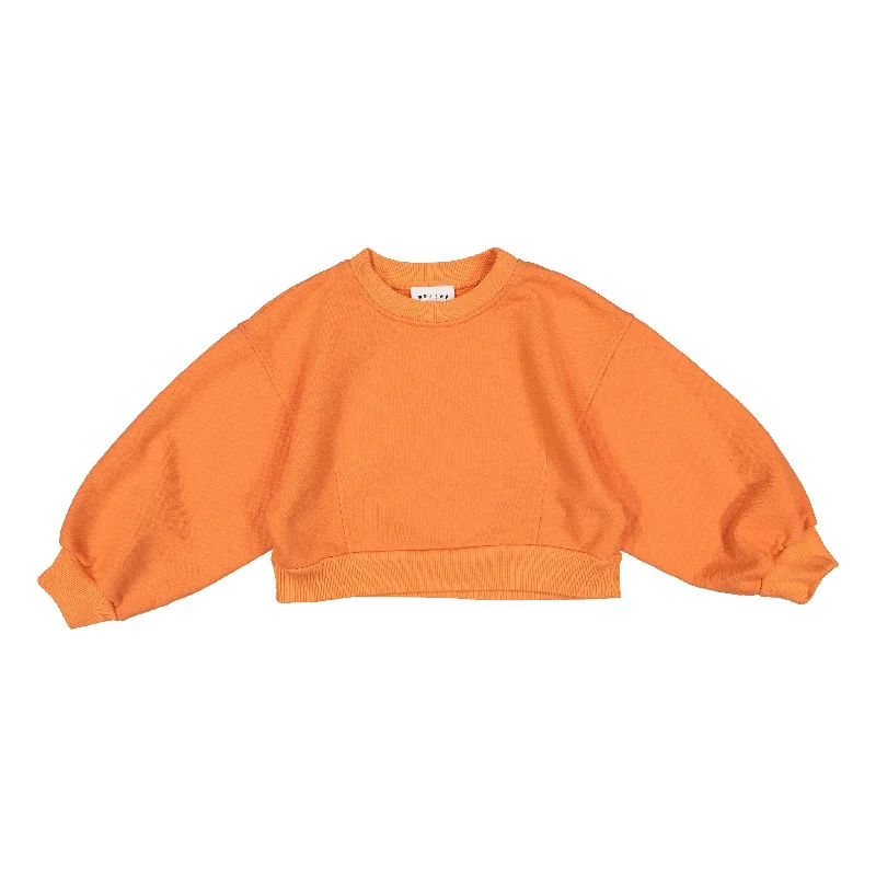 Morley Orange Cropped Sweater