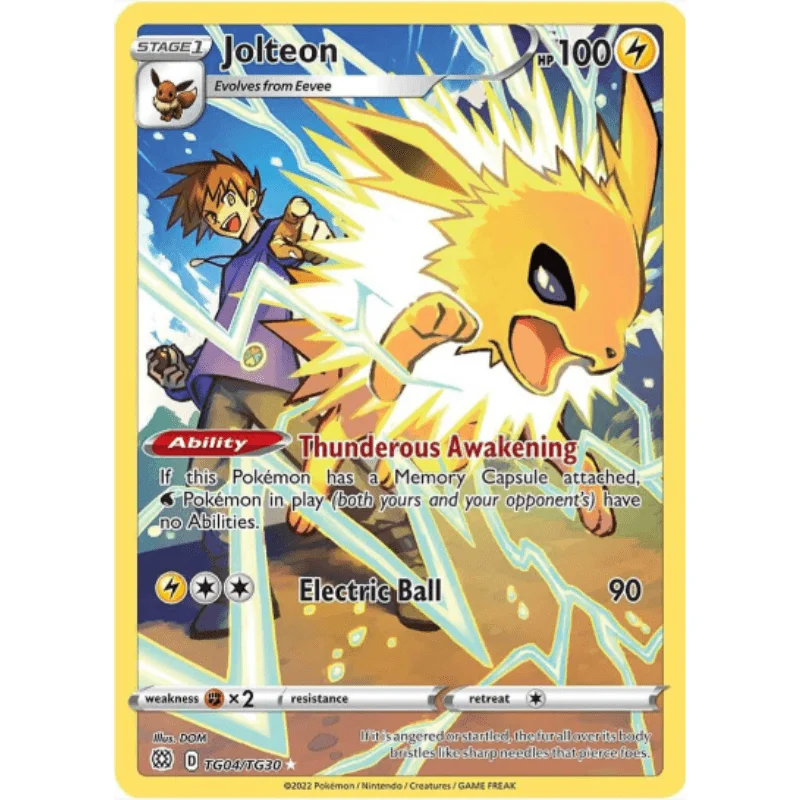 Jolteon - Brilliant Stars Trainer Gallery #TG04/TG30