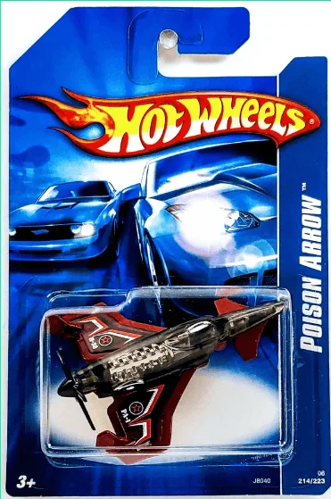 Hot Wheels 2006 - Collector # 214/223 - Poison Arrow - Black & Dark Red