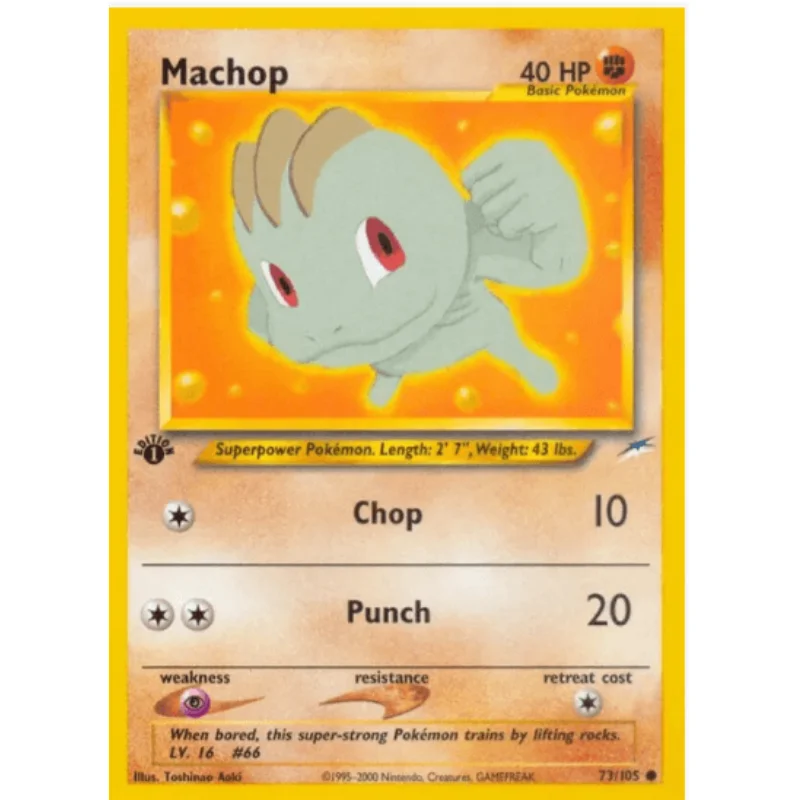 1st edition Machop - Neo Destiny #073/105