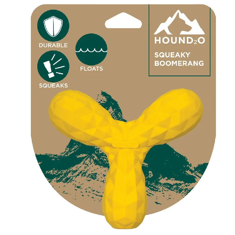 Hound2O Squeaky Boomerang Dog Toy