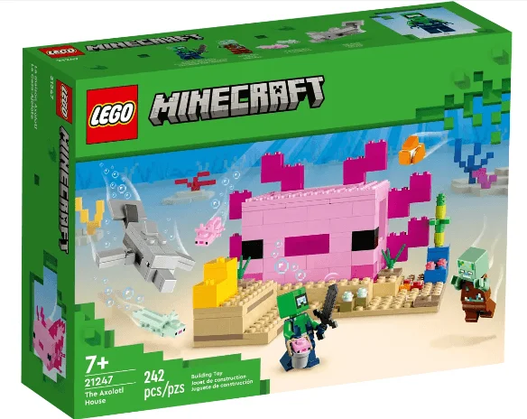 Lego Minecraft The Axolotl House 21247