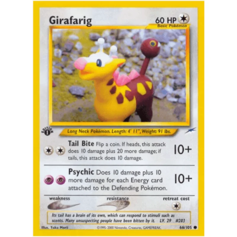 1st Edition Girafarig - Neo Destiny #066/105