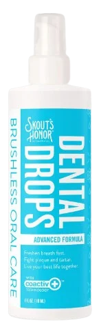 Skout's Honor Dental Drops Advanced Formula 4oz Bottle