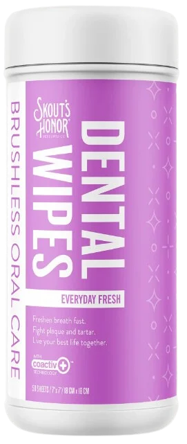 Skout's Honor Dental Wipes Everyday Fresh 50ct