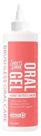 Skout's Honor Oral Gel Peanut Butter & Bacon 4oz Bottle