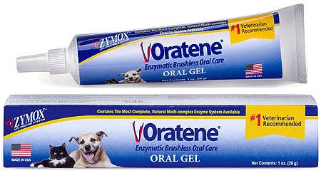 Zymox Oratene Brushless Oral Care Toothpaste Gel 1oz Tube