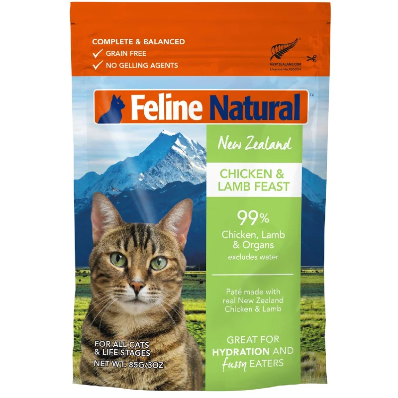 Feline Natural Pouch Chicken & Lamb Cat Food