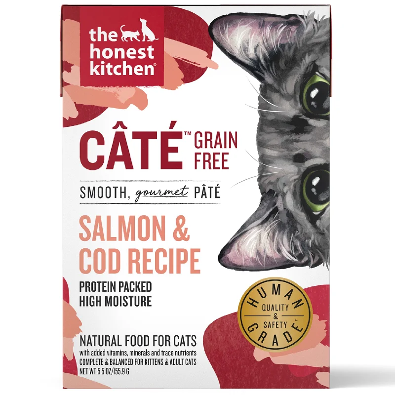 Honest Kitchen Grain-Free Pate Salmon & Cod Wet Cat Food