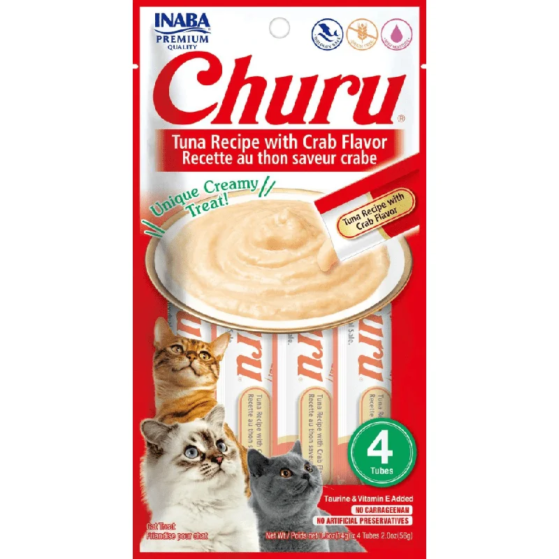 INABA Churu Tuna with Crab Cat Treats