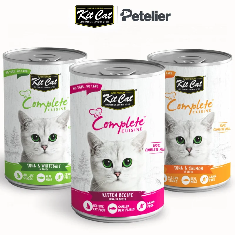 Kit Cat Complete 150g Wet Cat Food in Broth for Fussy Eaters Grain-Free