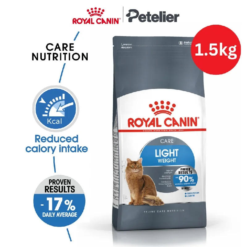 Royal Canin Light Weight Care 1.5kg Adult Dry Cat Food - Feline Care Nutrition